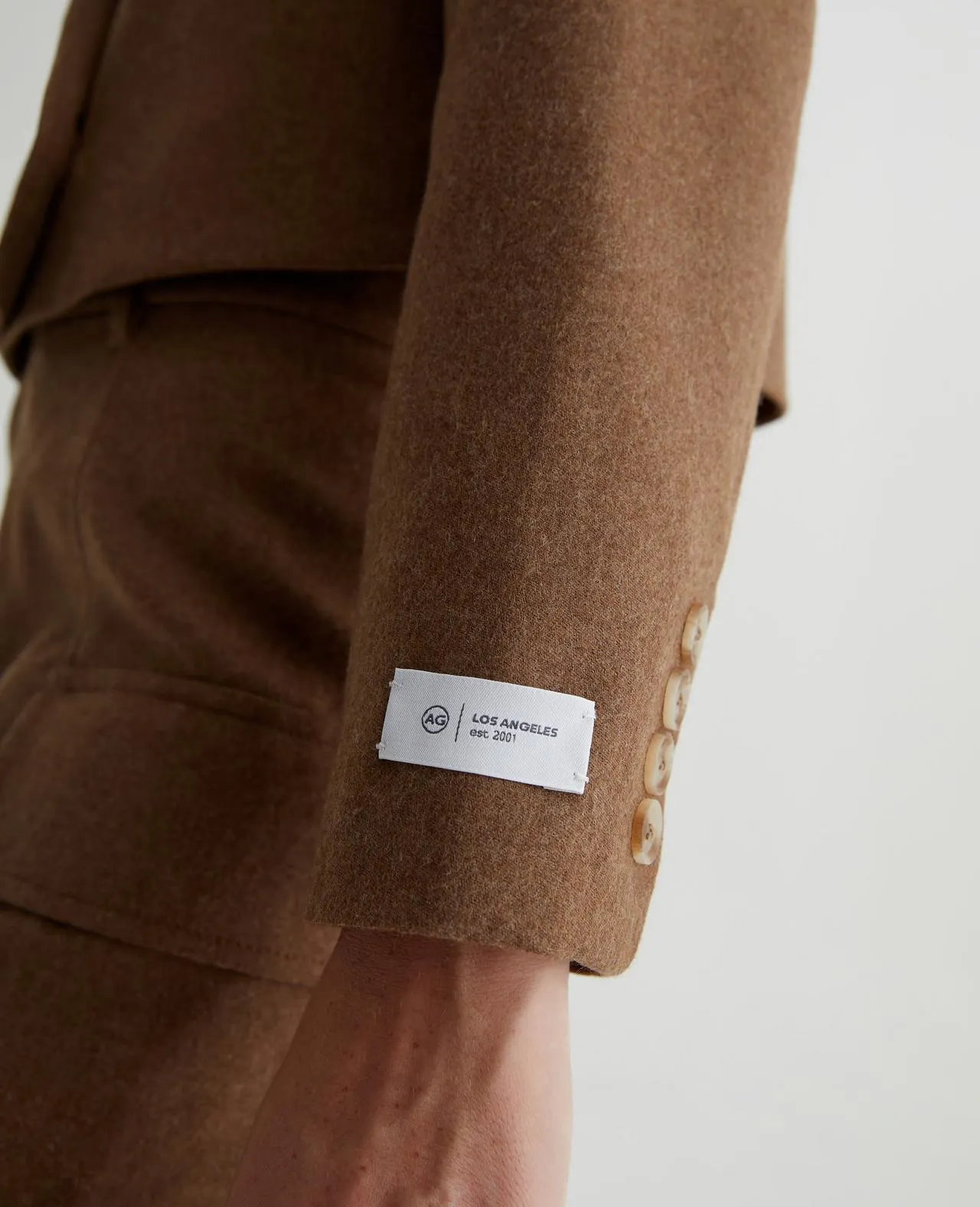 AG EmRata Cropped Blazer  - Umber