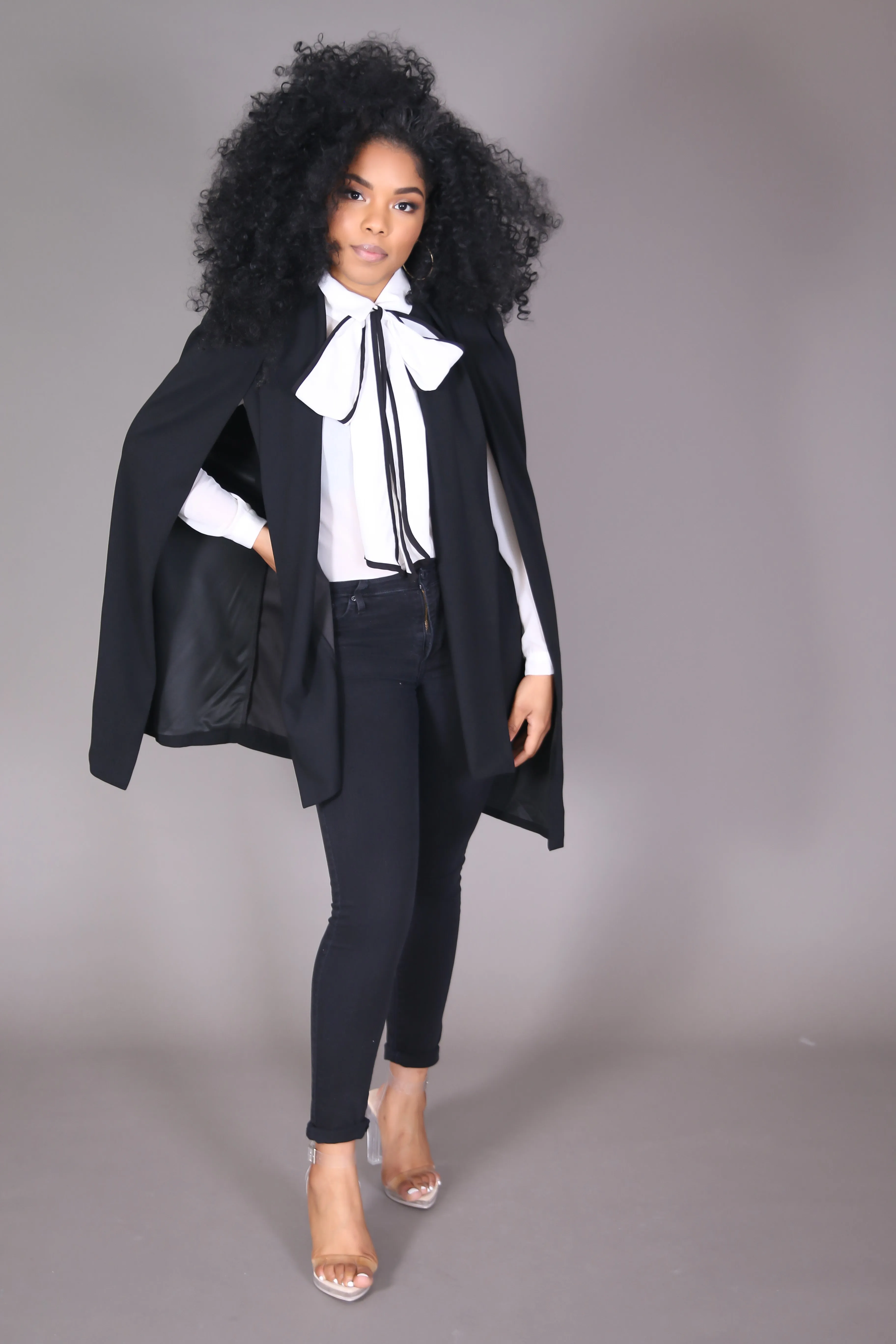 Black Cape Blazer