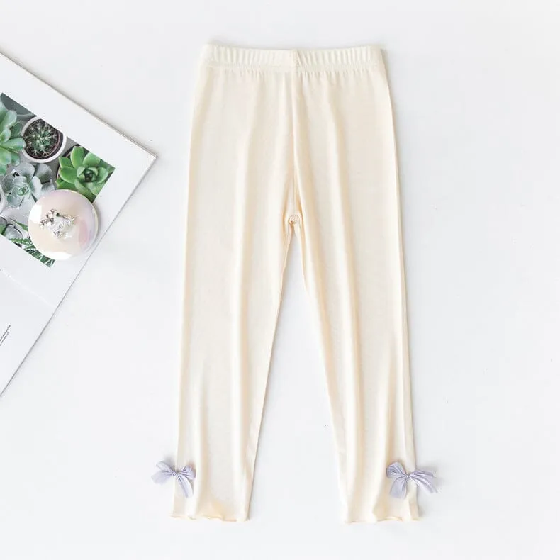 Bowknot Lightweight Breathable Leggings