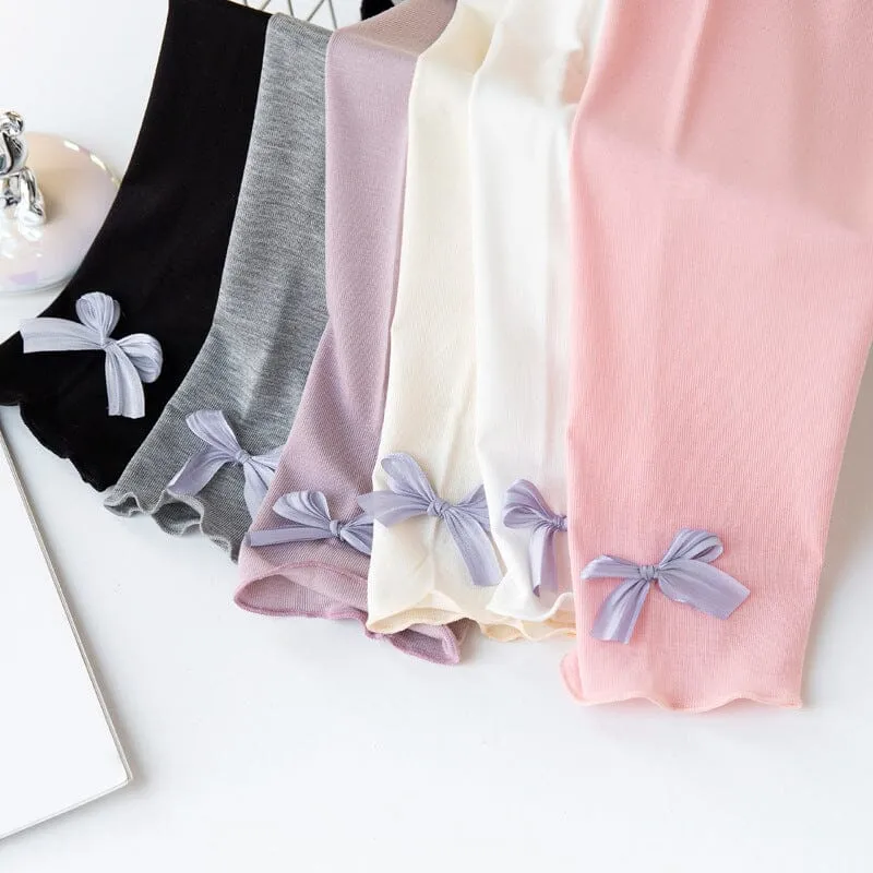 Bowknot Lightweight Breathable Leggings