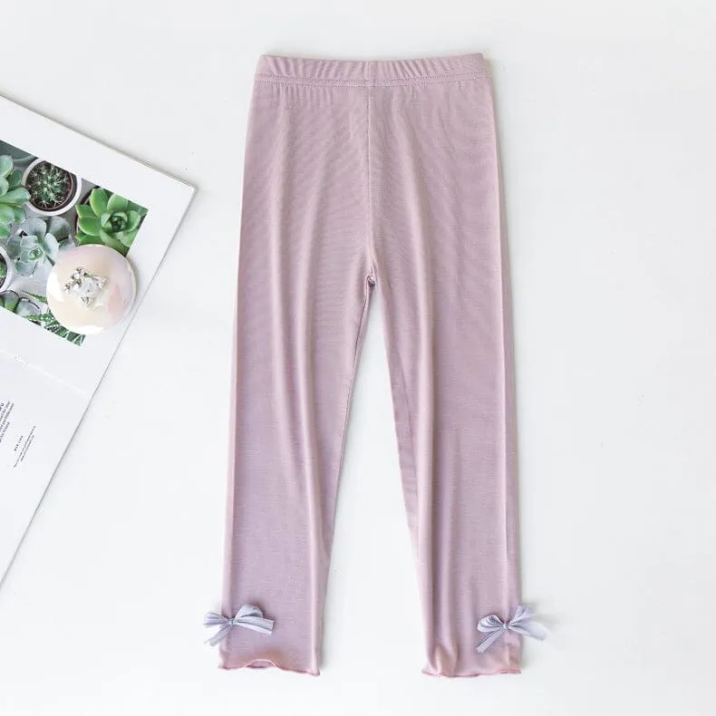 Bowknot Lightweight Breathable Leggings