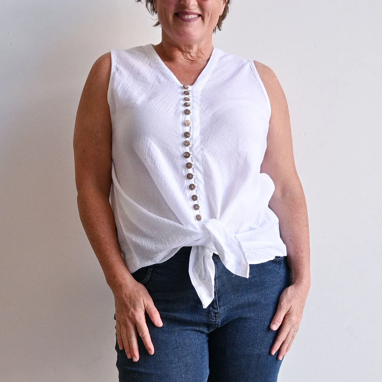 Cotton Coconut Summer Tank Top