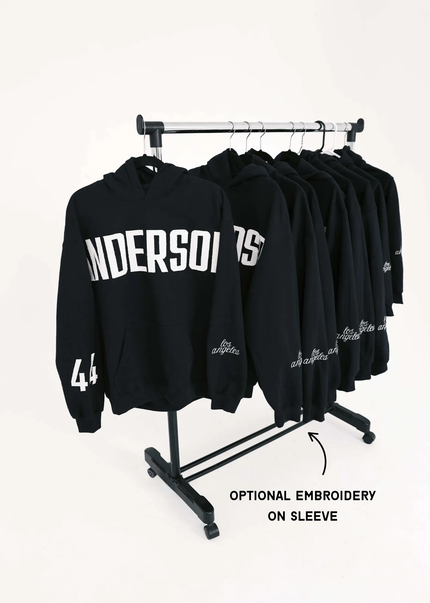 Custom Adult Denim Name/Number Patchwork Sweatshirt