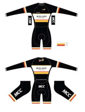 Custom Core Skinsuit Long Sleeve - Midland CC
