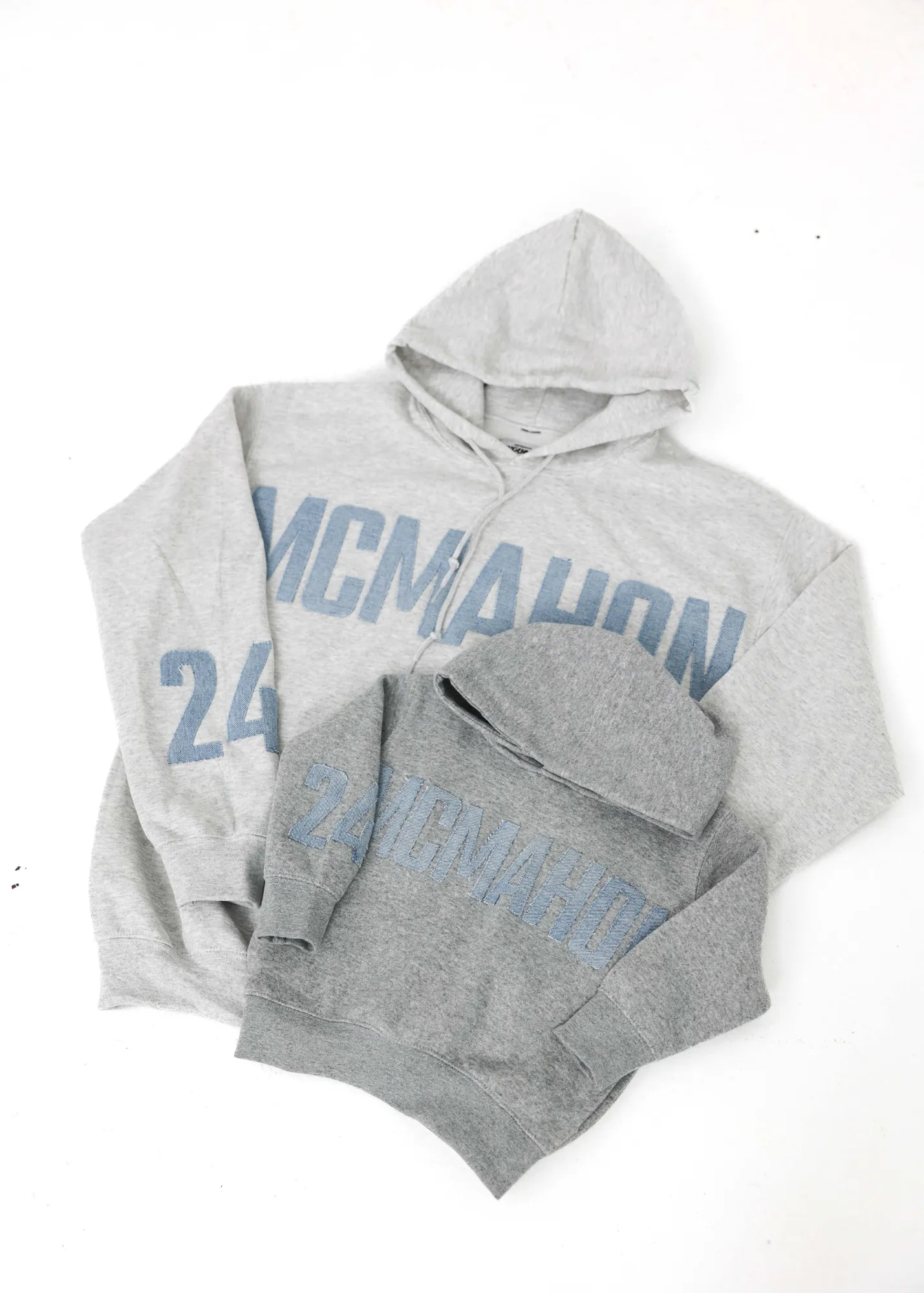 Custom Kids Denim Name/Number Patchwork Sweatshirt