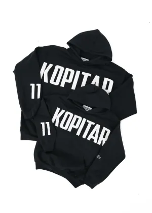 Custom Kids Denim Name/Number Patchwork Sweatshirt
