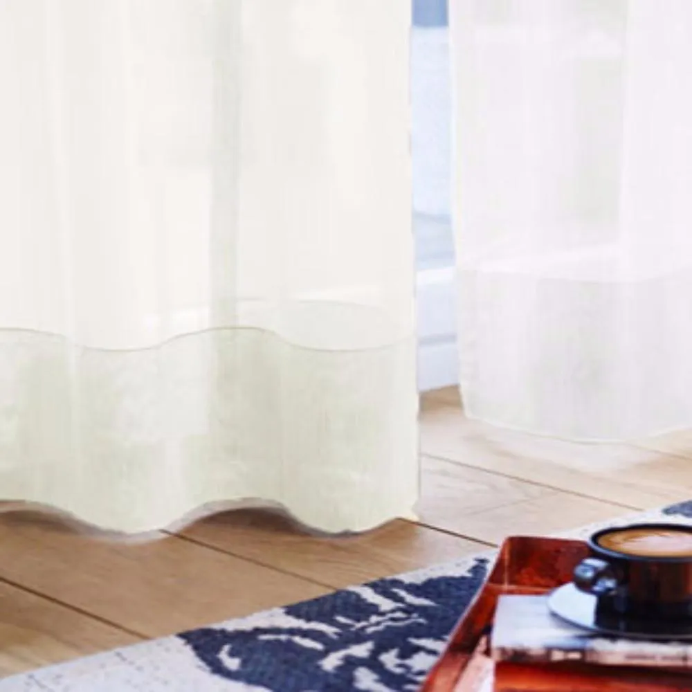 Custom Snow Voile Sheer By The Foot