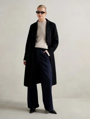 Leanna Felled Single Breasted Coat