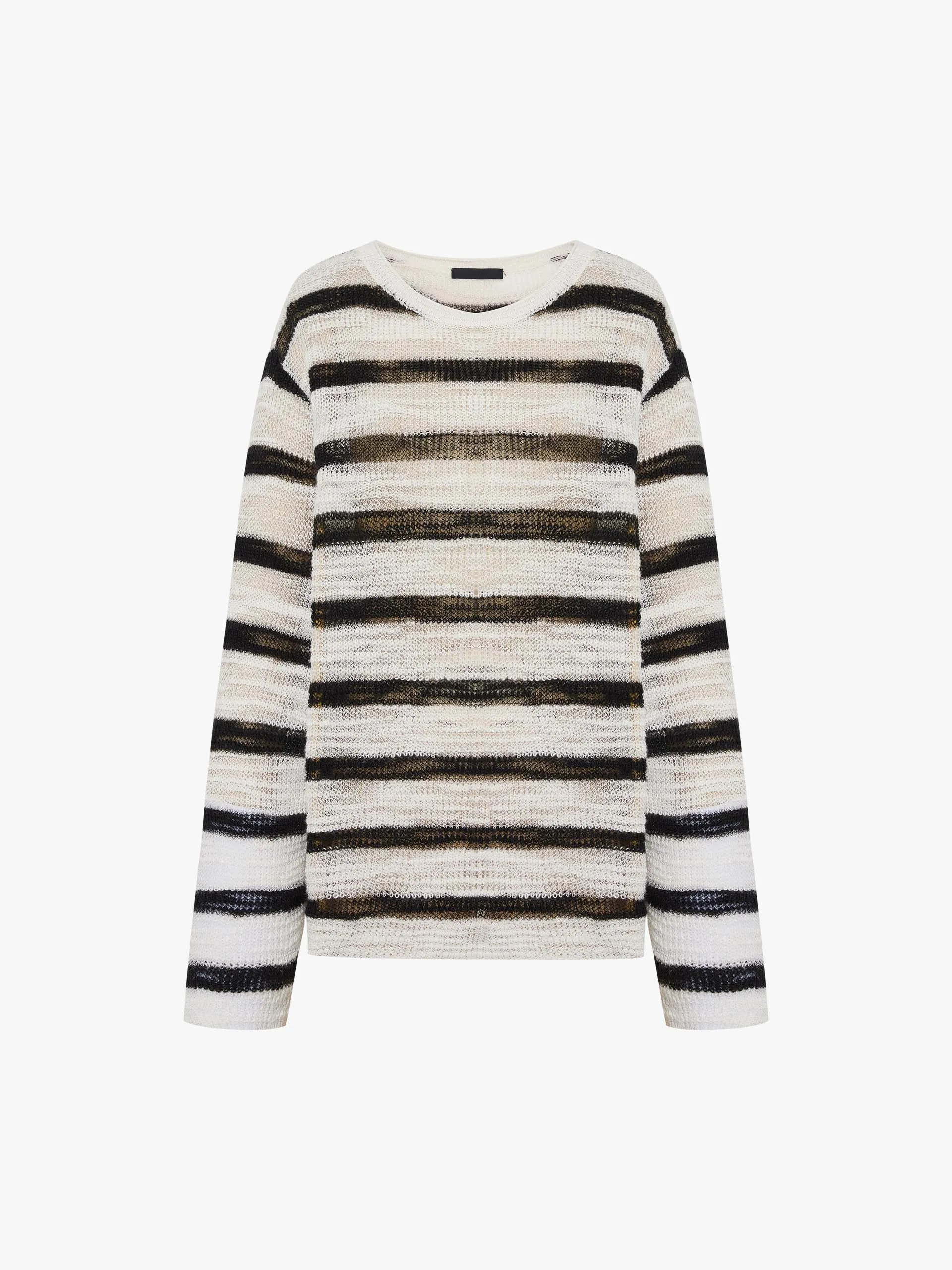 Lightweight Stripe Knit Sweater