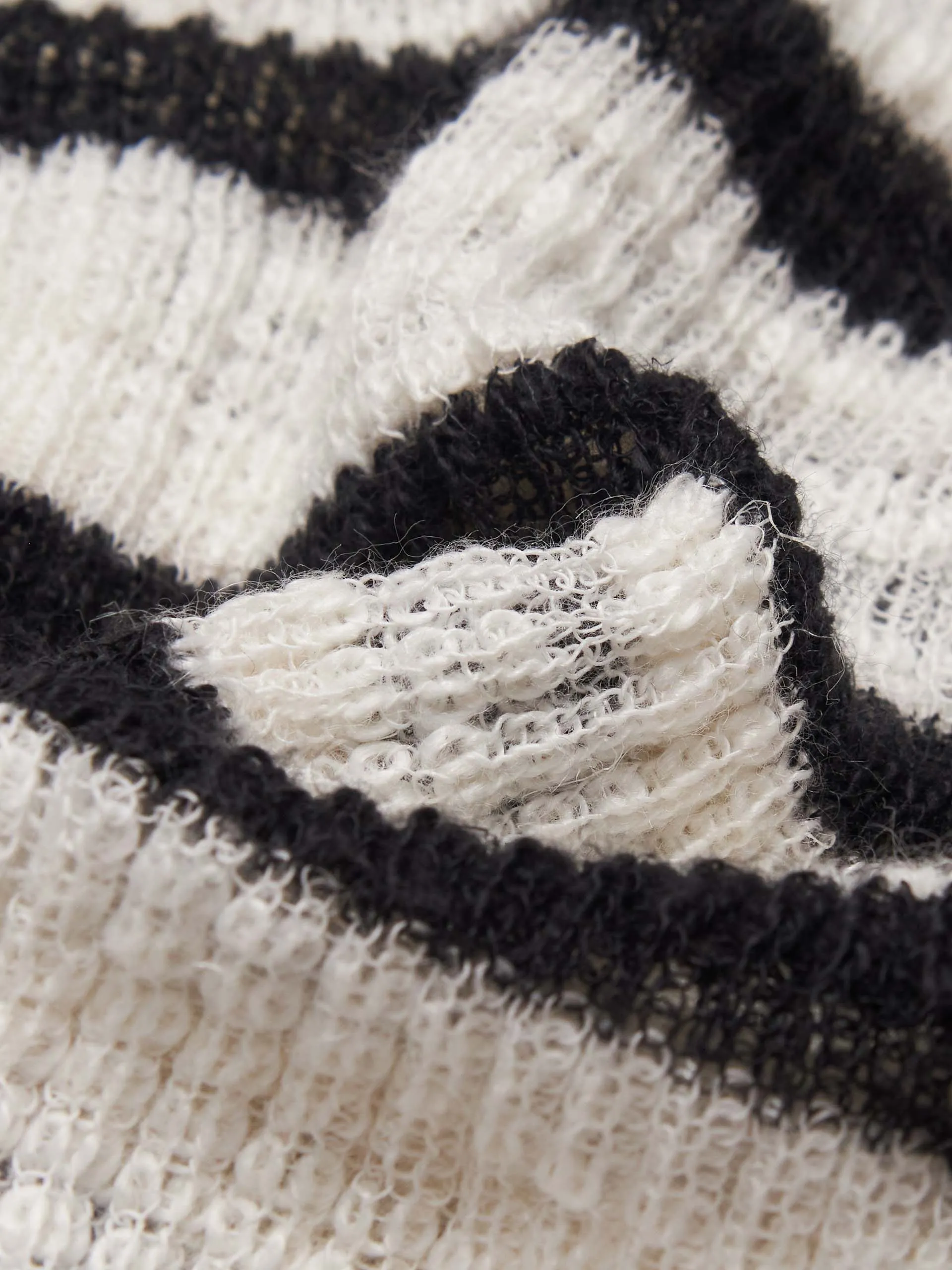 Lightweight Stripe Knit Sweater