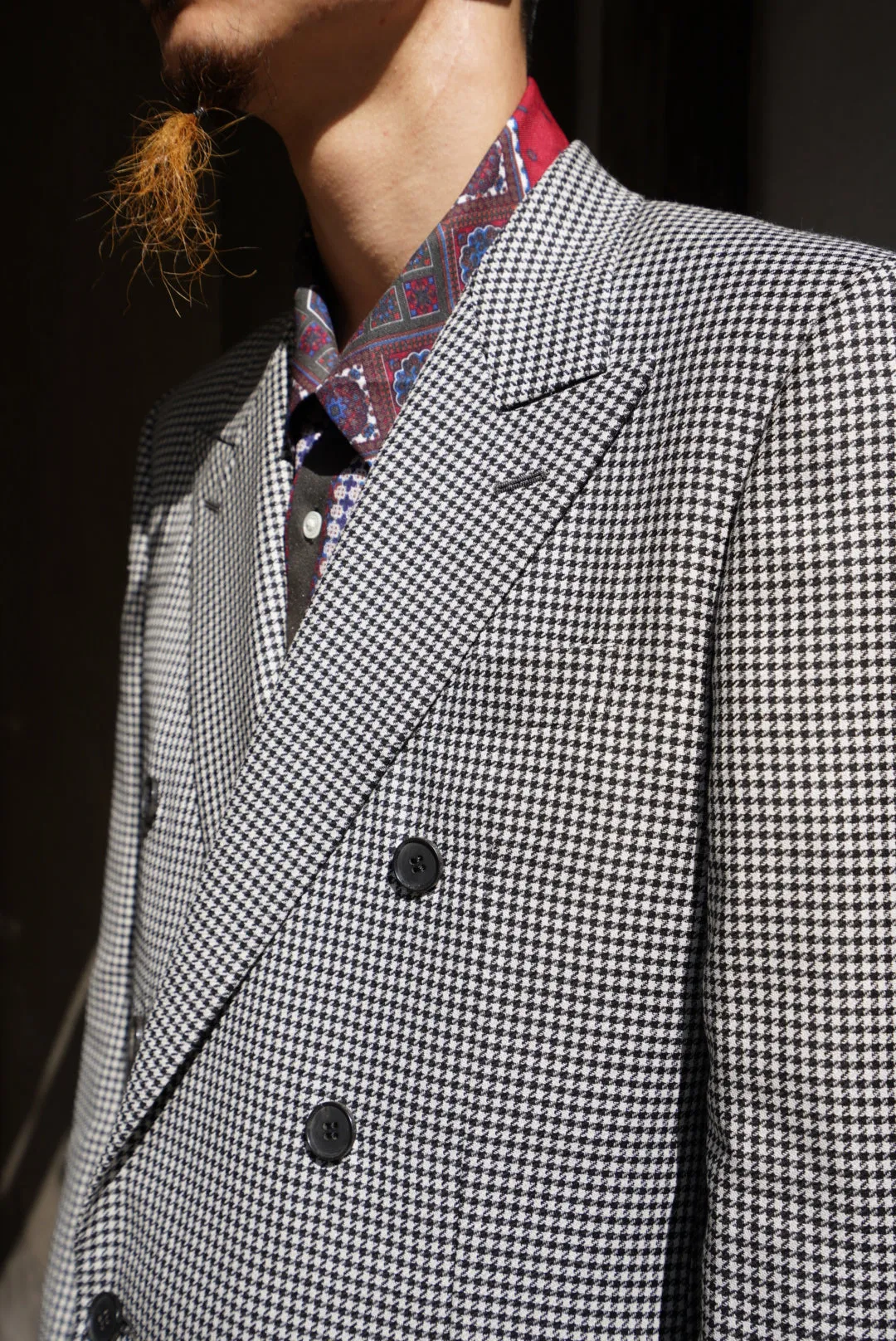 LITTLEBIG Houndstooth Double Breasted Jacket