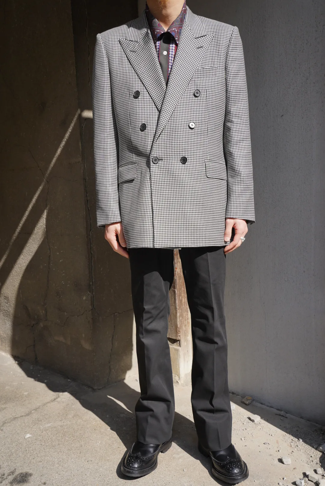 LITTLEBIG Houndstooth Double Breasted Jacket