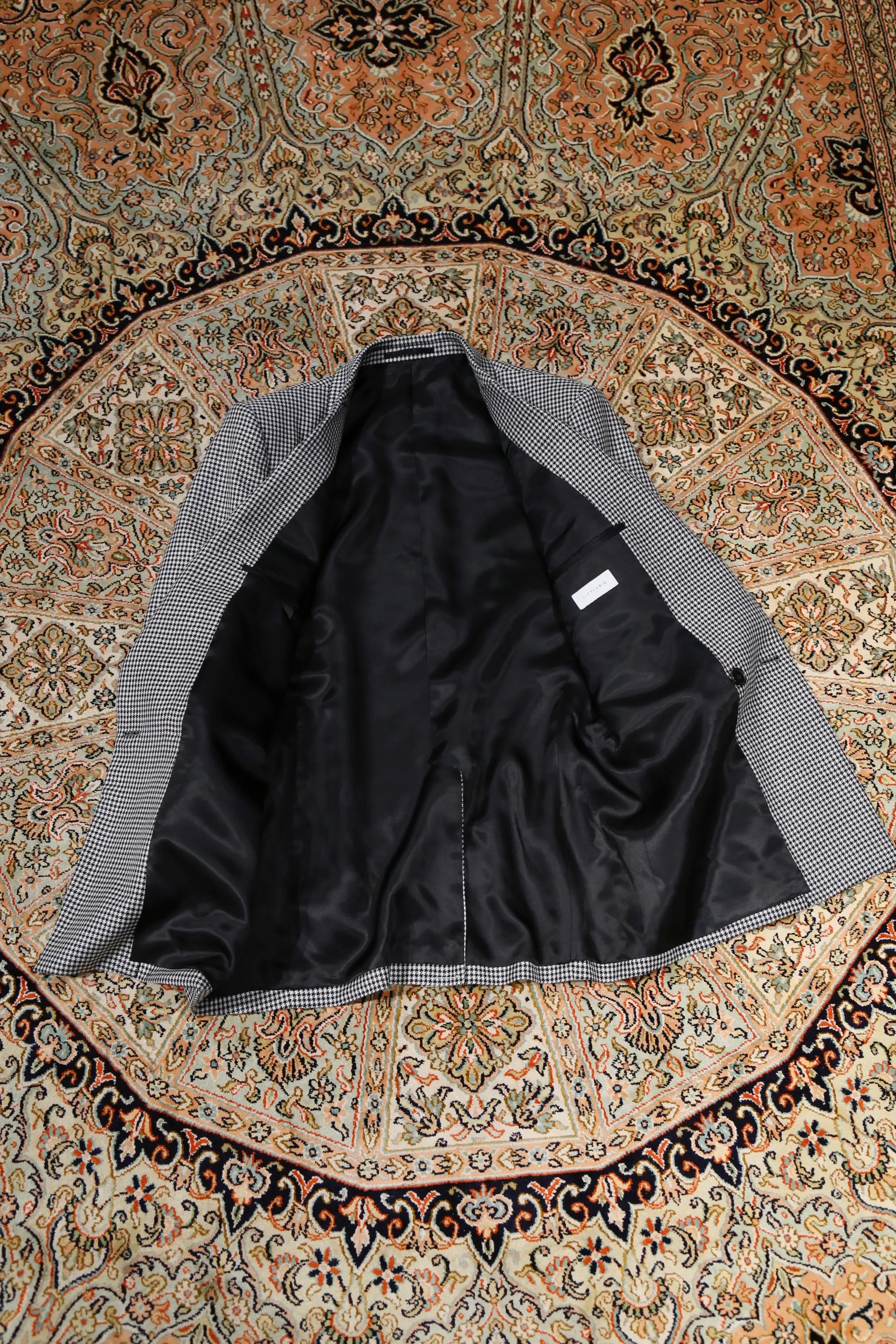 LITTLEBIG Houndstooth Double Breasted Jacket