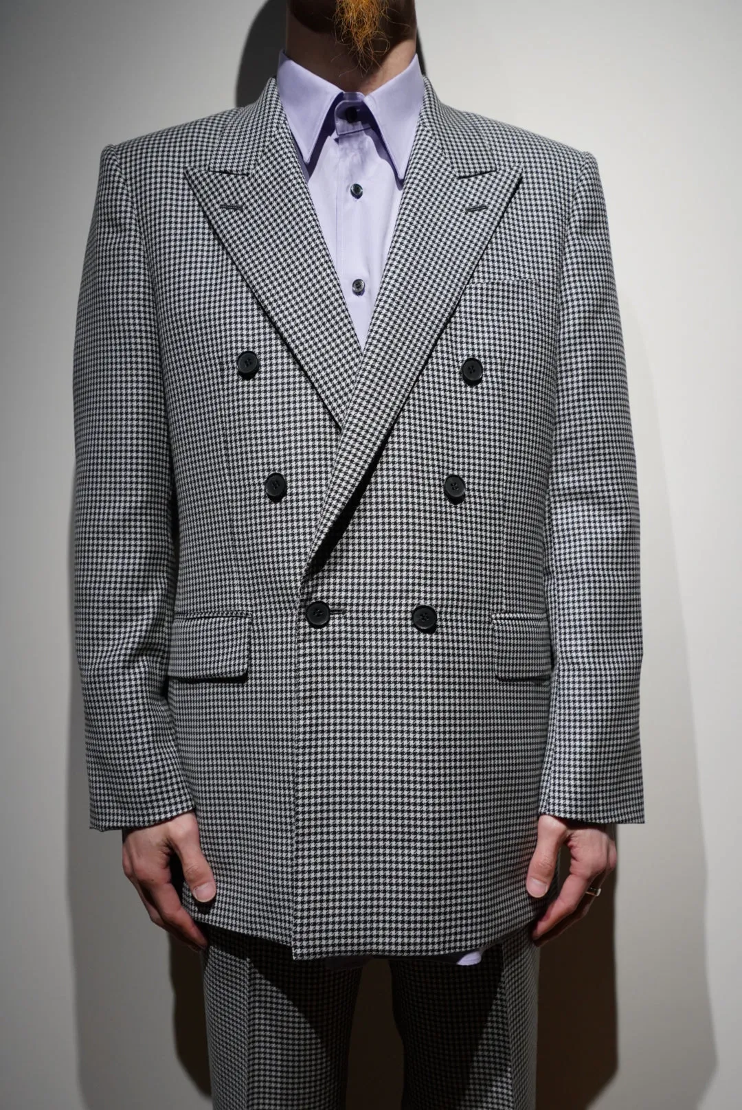 LITTLEBIG Houndstooth Double Breasted Jacket