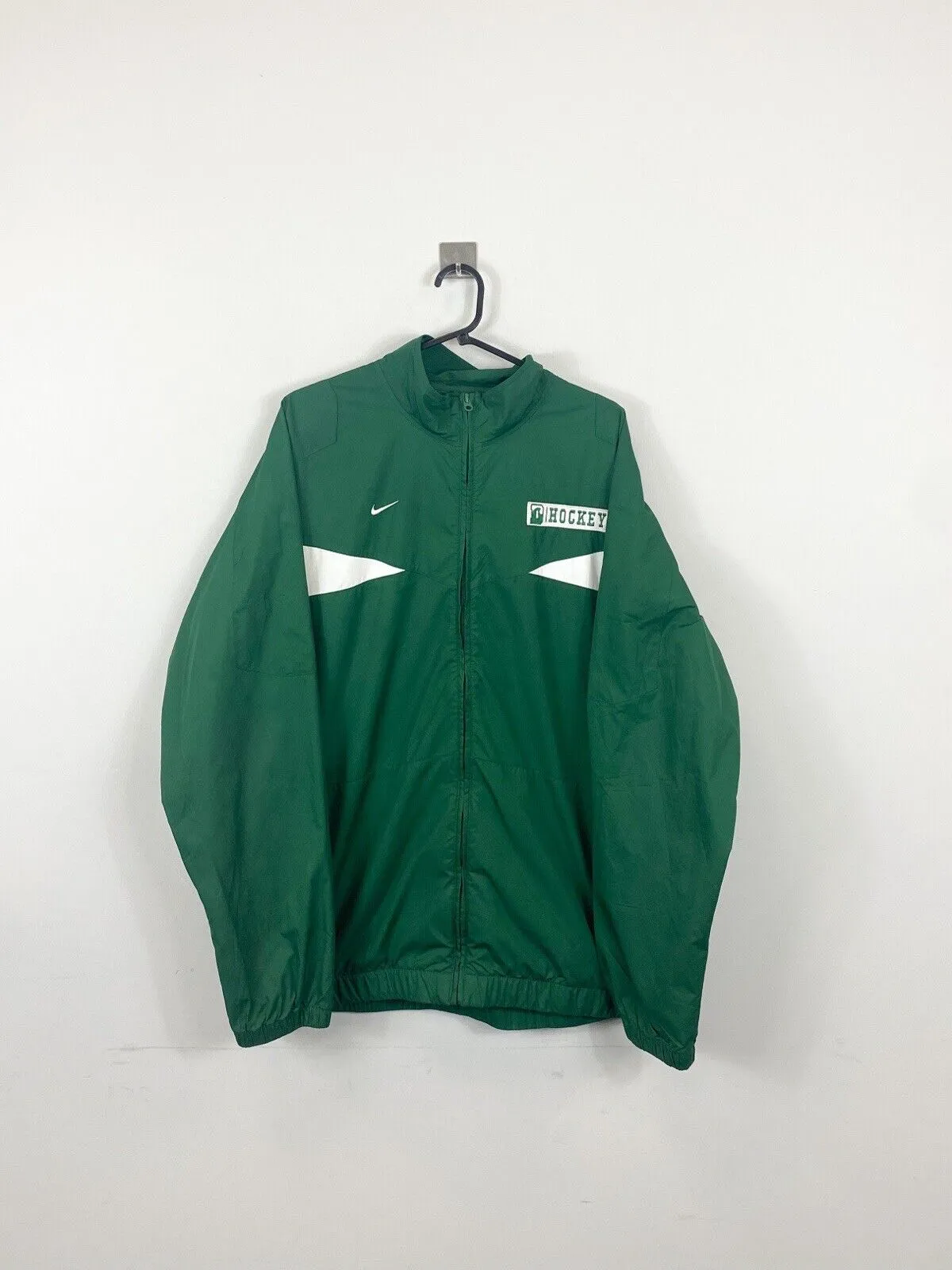 Nike Lightweight Zip Up Lightweight Jacket Green Mens L