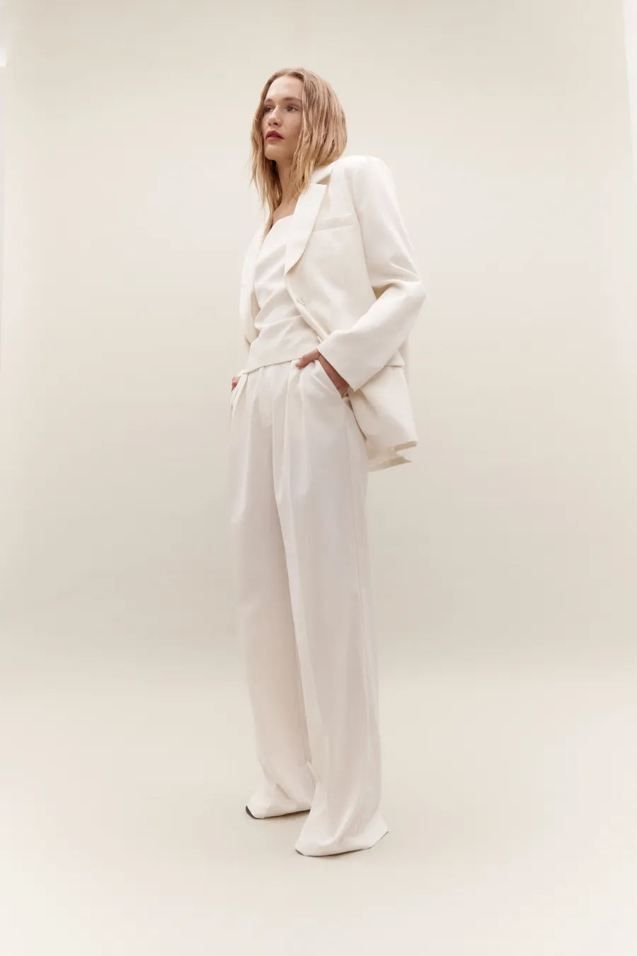 Rebe Blazer Ivory