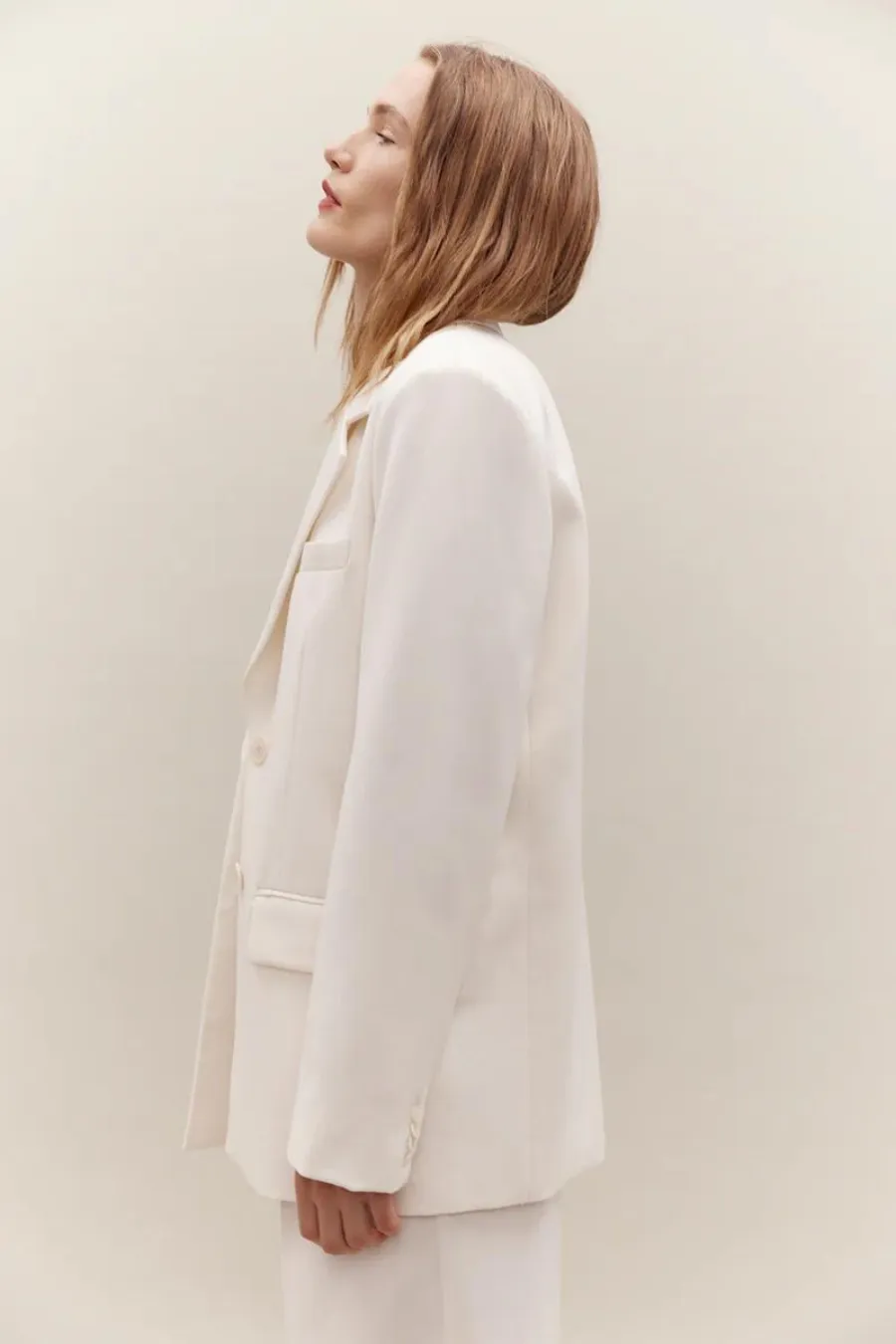 Rebe Blazer Ivory