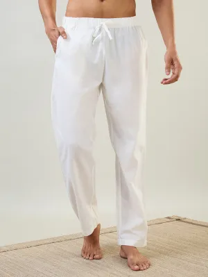 Sleepz Men Fawn Solid Comfort Fit Cotton Pyjama