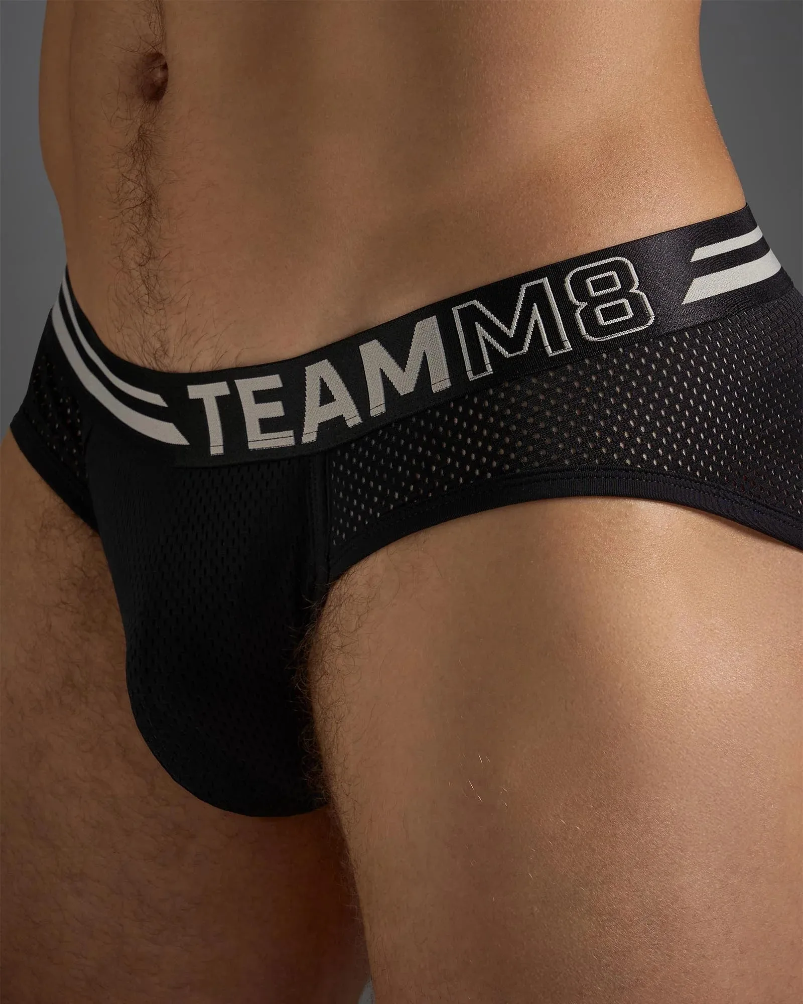 Teamm8 Racer mesh brief black